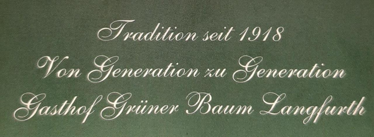 Gasthof Gruener Baum Oberlangfurth 외부 사진